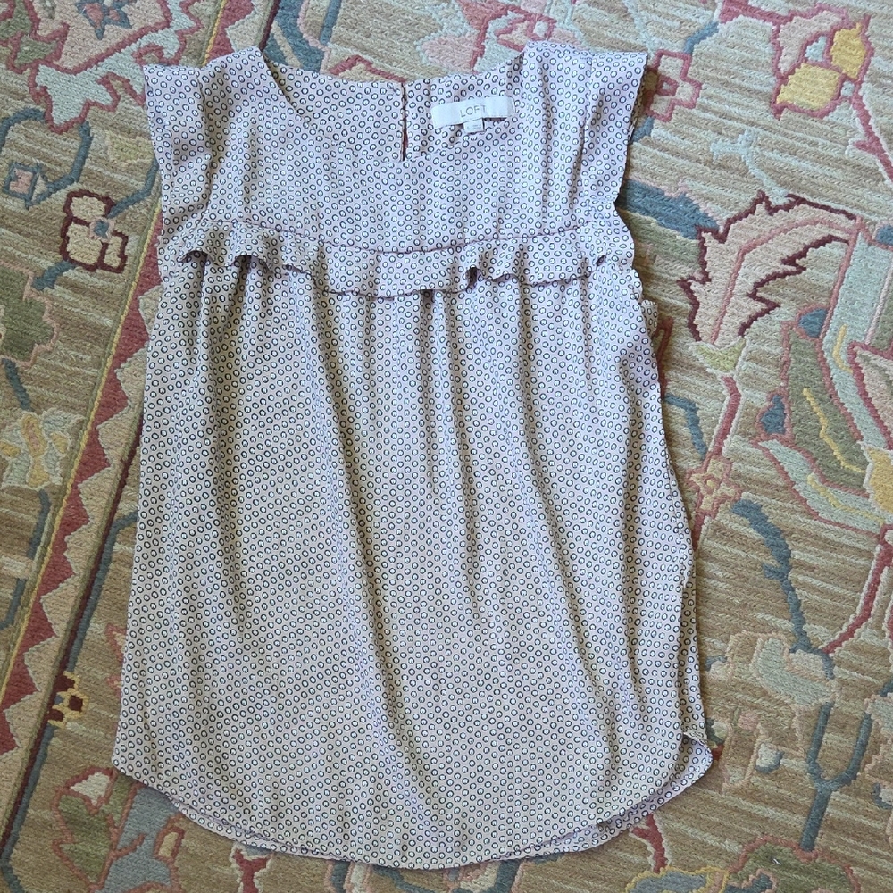 Loft Patterned Sleeveless Top